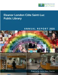 Annual Report 2020 2 DIRECTOR’S MESSAGE