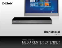 D-Link DSM-750 User Manual Table of Contents