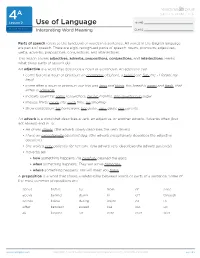 Intermediate Skills Practice Worksheet