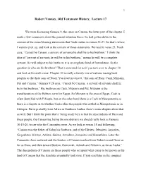 Old Testament History, by Robert Vannoy, Lecture 17, Babel