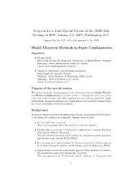 Proposal for a Joint Special Session at the AMS-ASL Meeting of 2009, January 5-8, 2009, Washington, D.C