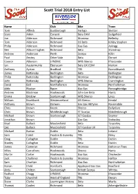 Scott Trial 2018 Enry List