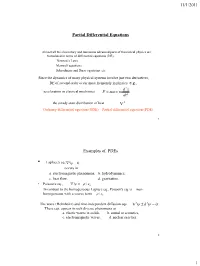 3. Differential Equations