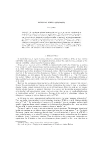 MINIMAL TWIN SURFACES 1. Introduction in Material Science, A