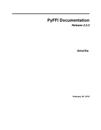 Pyffi Documentation Release 2.2.3