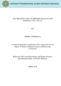 The Architecture of Abbasid Palaces and Mosques (750 - 945 Ce)