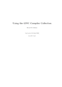 Using the GNU Compiler Collection