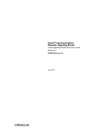 Virtual Signaling Transfer Point User©S Guide Release 8.1 E86290 Revision 01