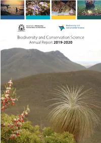 Biodiversity and Conservation Science Annual Report 2019-2020