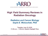 Radiation and Cell Cycle