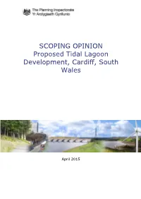 SCOPING OPINION Proposed Tidal Lagoon Development, Cardiff, South Wales