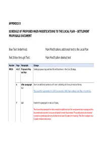 SETTLEMENT PROPOSALS DOCUMENT Blue Text Underlined