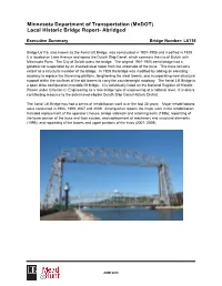 Bridge Report- Abridged