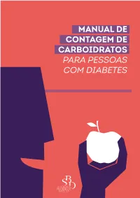 Manual De Contagem De Carboidratos Para Pessoas Com Diabetes