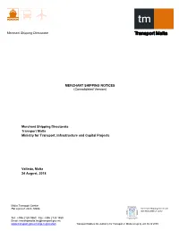 MERCHANT SHIPPING NOTICES (Consolidated Version)