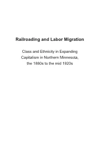 Railroading and Labor Migration