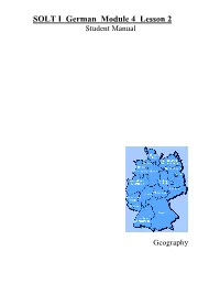 SOLT I German Module 4 Lesson 2 Student Manual