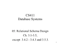 CS411 Database Systems