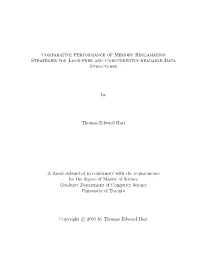 Memory Reclamation Strategies for Lock-Free and Concurrently-Readable Data Structures
