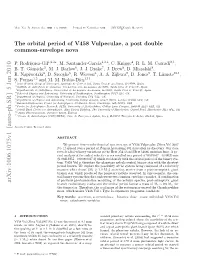 The Orbital Period of V458 Vulpeculae, a Post Double Common-Envelope Nova