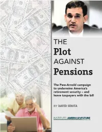 THE Plot AGAINST Pensions
