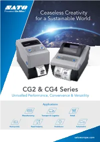CG2 & CG4 Series