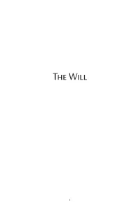 (1909) the Will—Its Nature, Power and Development