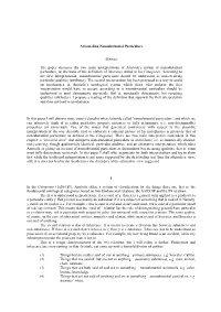 Aristotelian Nonsubstantial Particulars