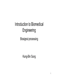 Introduction to Biomedical Engineering
