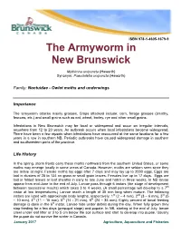 The Armyworm in New Brunswick