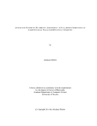 By Abraham Heifets a Thesis Submitted in Conformity with the Requirements