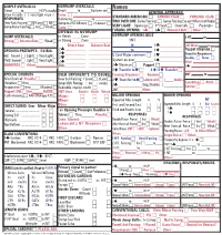 Convention Card Editor