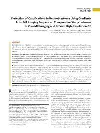 Detection of Calcifications in Retinoblastoma Using Gradient