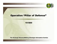 Operation Pillar of Defense