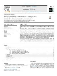 Dacryocystography: from Theory to Current Practice