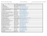 Database Internship Sites Rev. Feb. 23 2021.Xlsx