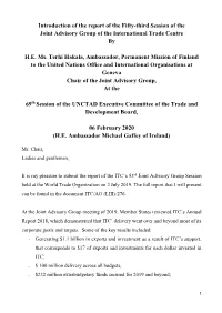 Report of the Fifty-Third Session of the Joint Advisory Group of the International Trade Centre By