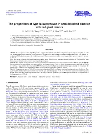 The Progenitors of Type-Ia Supernovae in Semidetached Binaries with Red Giant Donors D