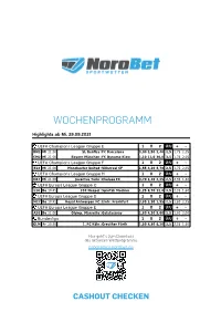 Wochenprogramm