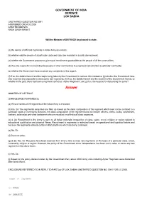 Answered On:04.05.2000 Army Regiments Rasa Singh Rawat