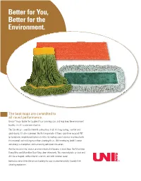Better for You, Better for the Environment