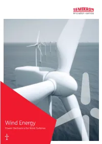 Brochure Power Electronics for Wind Turbines