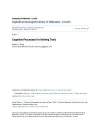 Cognitive Processes for Infering Tonic