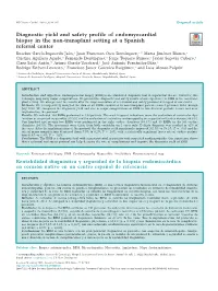Diagnostic Yield and Safety Profile of Endomyocardial Biopsy in the Non