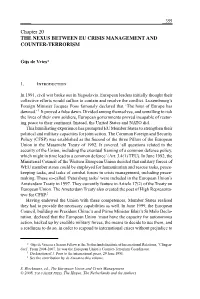 The Nexus Between Eu Crisis Management and Counter-Terrorism 355