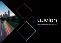 Wialon: Present and Future of GPS Tracking and Iot