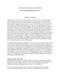 1 Introduction to International and Global Studies Shawn Smallman