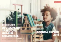 Annual Report 2016 Product Development