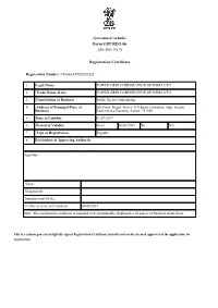 Form GST REG-06 Registration Certificate