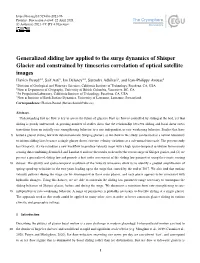 Generalized Sliding Law Applied to the Surge Dynamics of Shisper Glacier